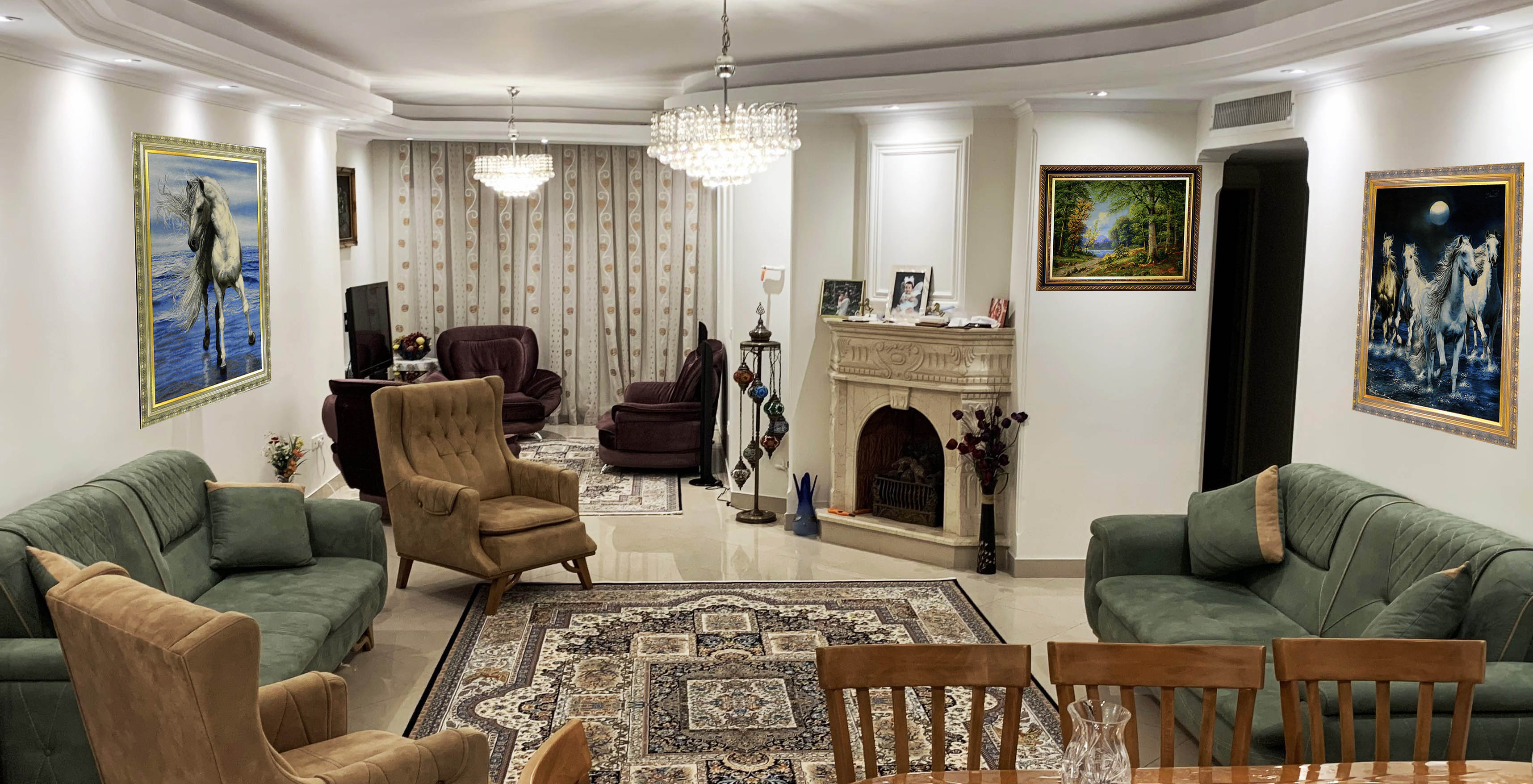 Persian Carpetペルシャ絨毯decoration